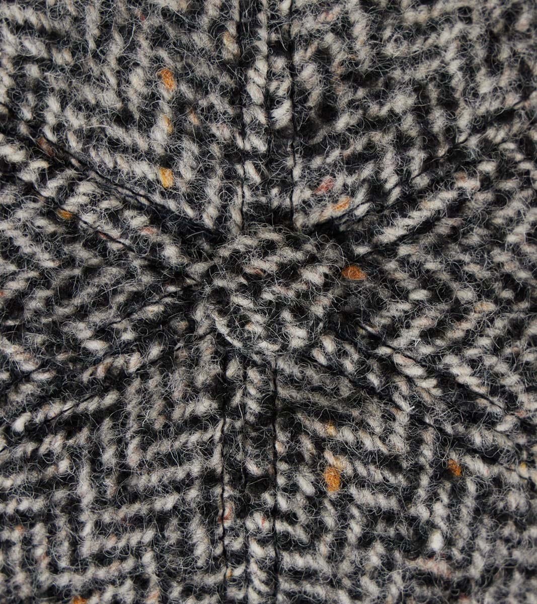 EHS x DR Tiger Ball Cap - Charcoal Shetland Wool Herringbone