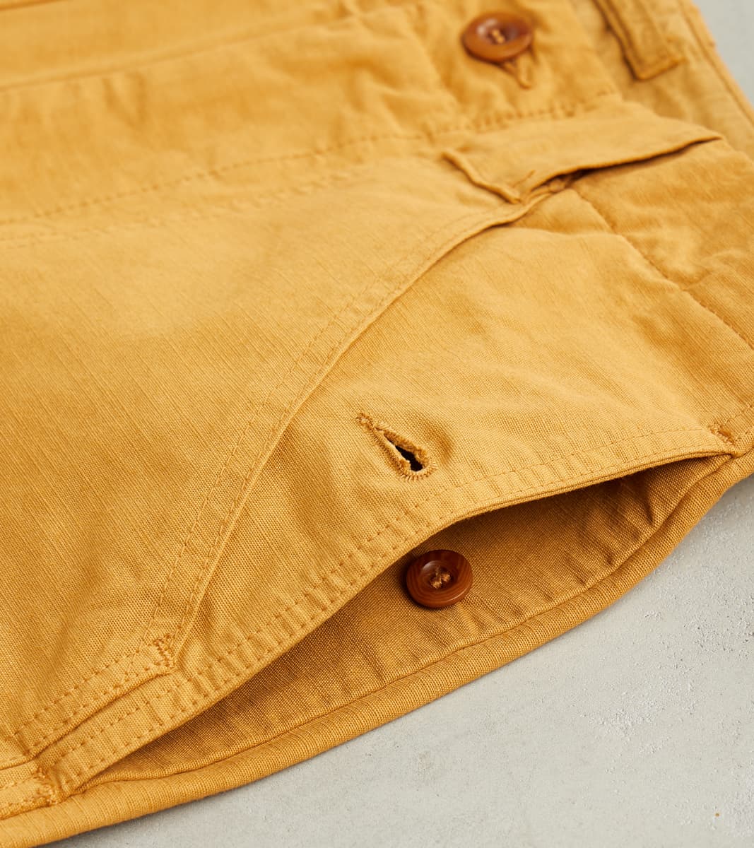 Logan 321 Swiss Army Pant - Straight Tapered - Mustard Military Canvas