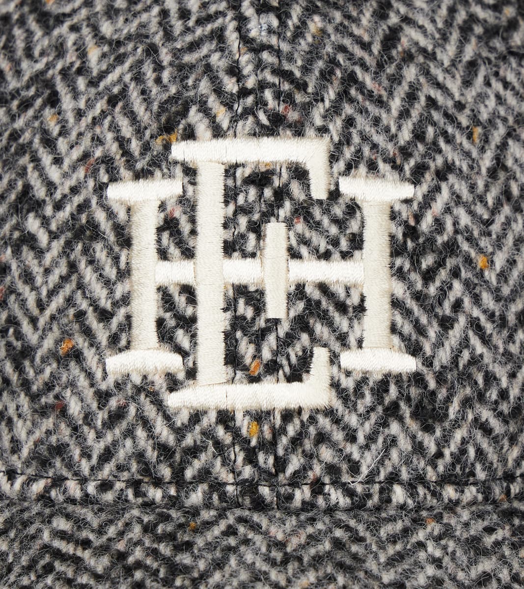 EHS x DR Tiger Ball Cap - Charcoal Shetland Wool Herringbone