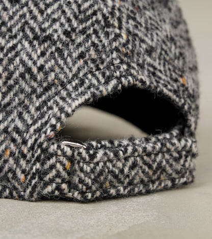EHS x DR Tiger Ball Cap - Charcoal Shetland Wool Herringbone