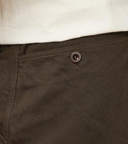 Smith 2608 Utility Pant - Wide Straight - Brown Serge Twill