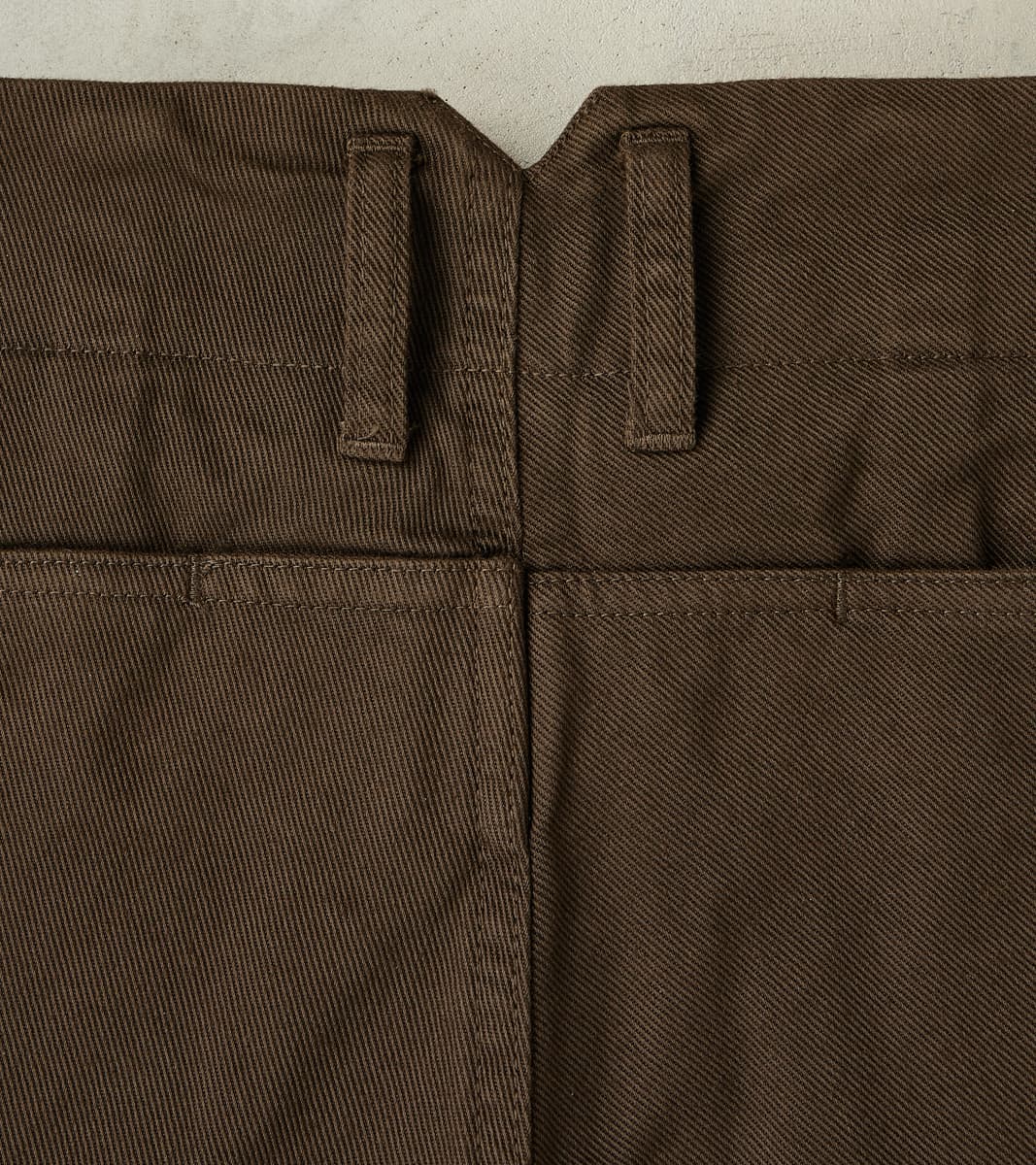 Smith 2608 Utility Pant - Wide Straight - Brown Serge Twill