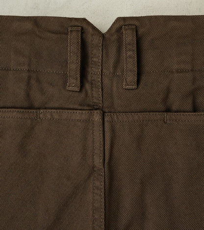 Smith 2608 Utility Pant - Wide Straight - Brown Serge Twill