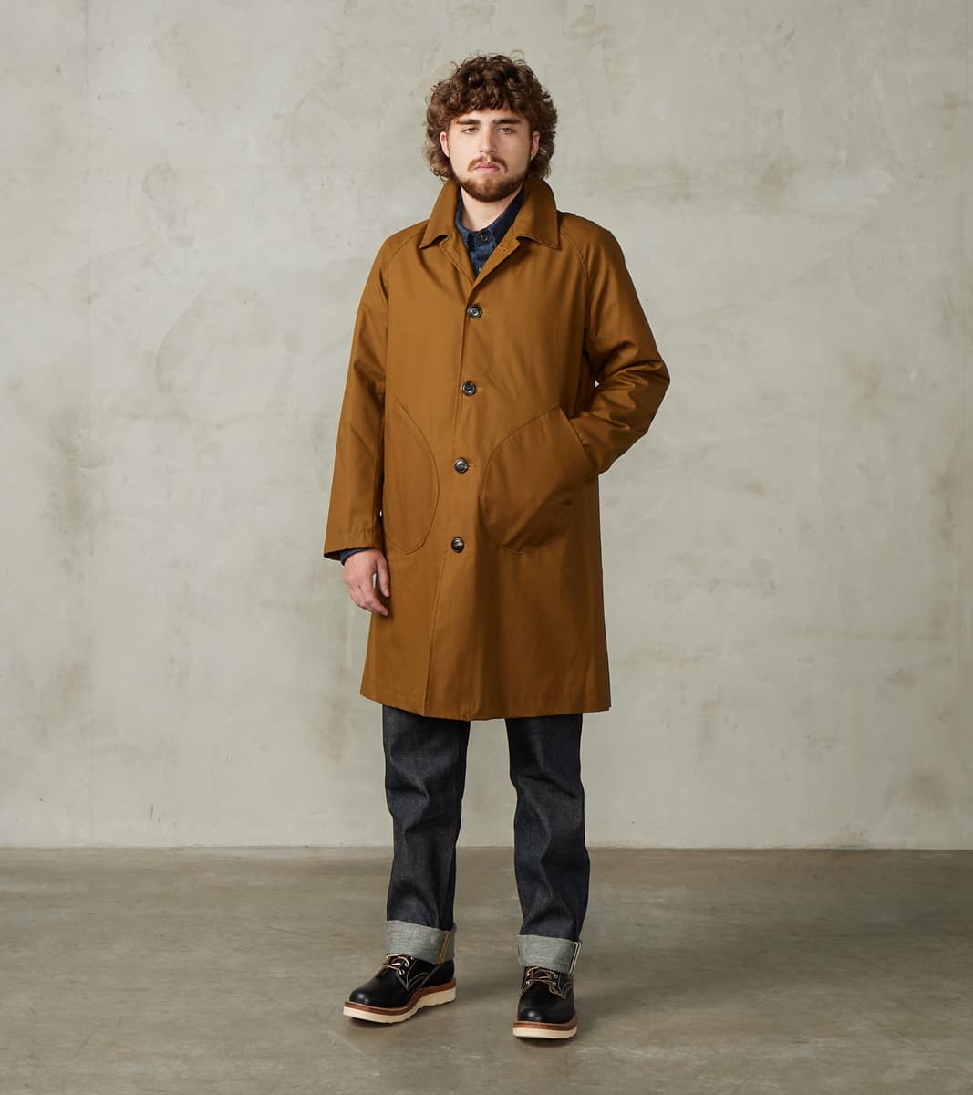 East Harbour Surplus Groove 670 Raglan Trench Coat - Khaki Waterproof …