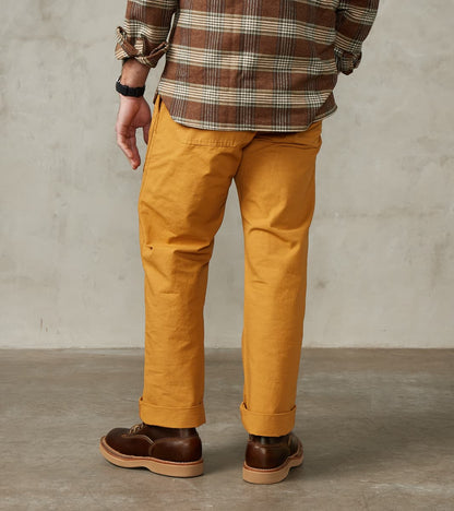 Logan 321 Swiss Army Pant - Straight Tapered - Mustard Military Canvas