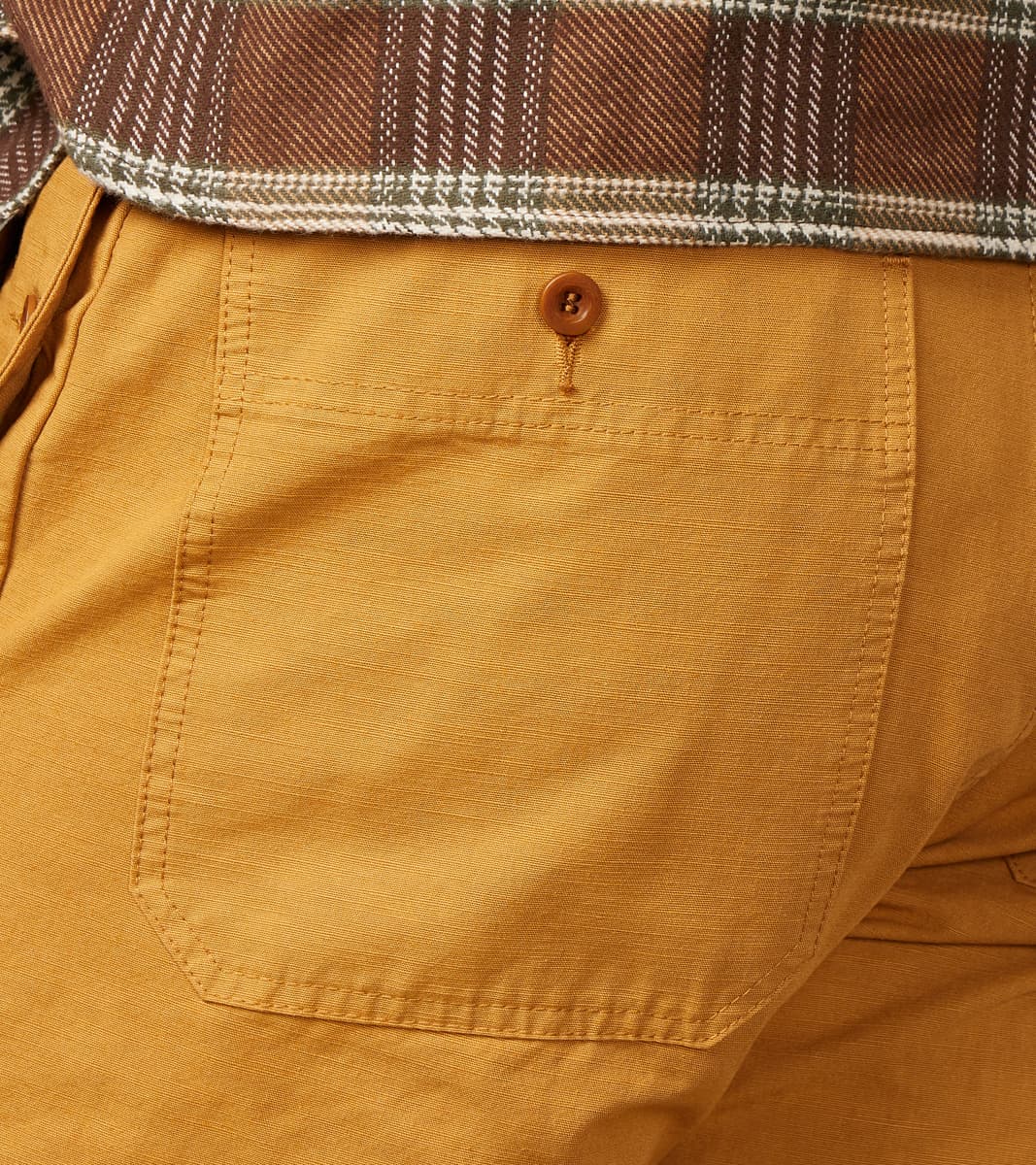 Logan 321 Swiss Army Pant - Straight Tapered - Mustard Military Canvas