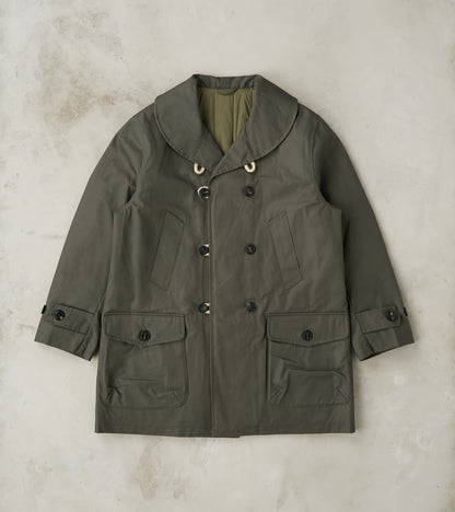 East Harbour Surplus Clayton 670 Shawl DB Army Coat - Olive Waterproof…