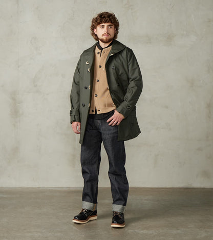 East Harbour Surplus Clayton 670 Shawl DB Army Coat - Olive Waterproof…