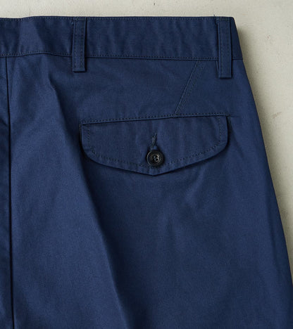 Enfield 078 Chino Trouser - Pleated Tapered - Navy Twill