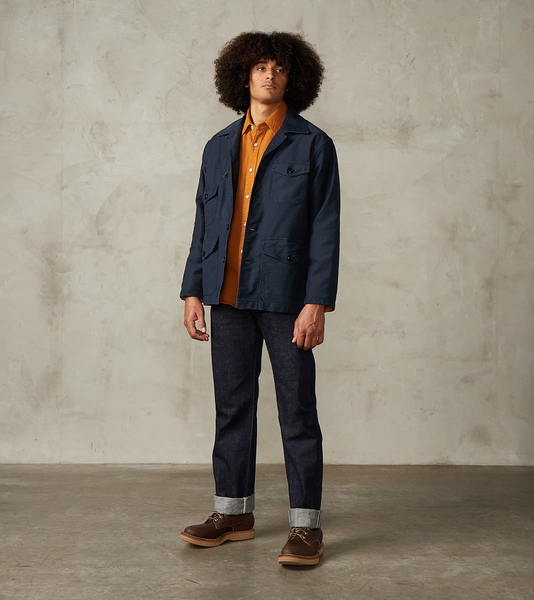 Stanton 2621 Military Utility Jacket - Navy Whipcord Twill