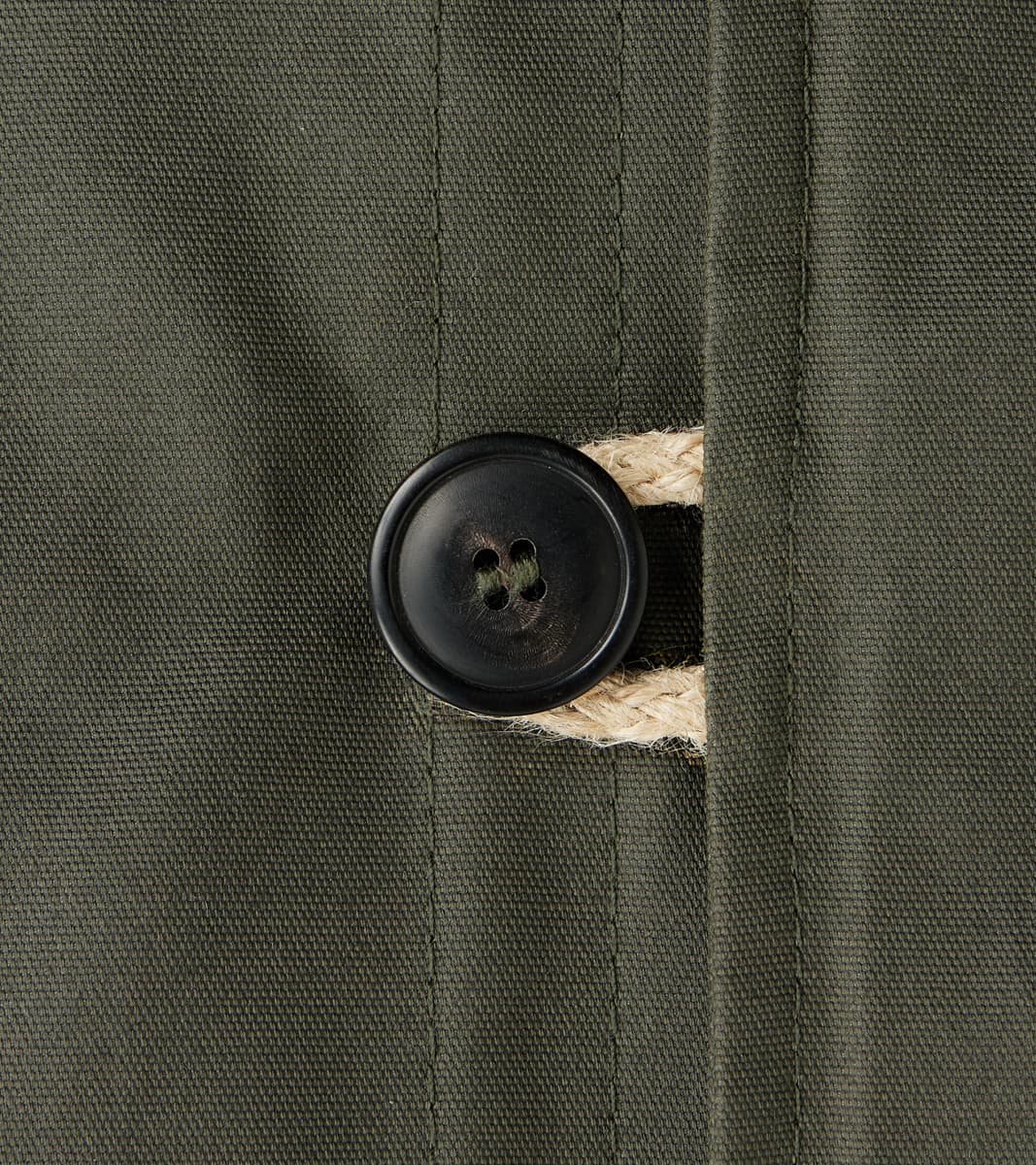 Clayton 670 Shawl DB Army Coat - Olive Waterproof Waxed Canvas