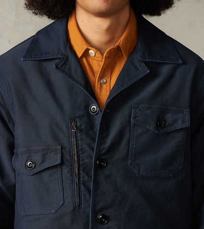 Stanton 2621 Military Utility Jacket - Navy Whipcord Twill