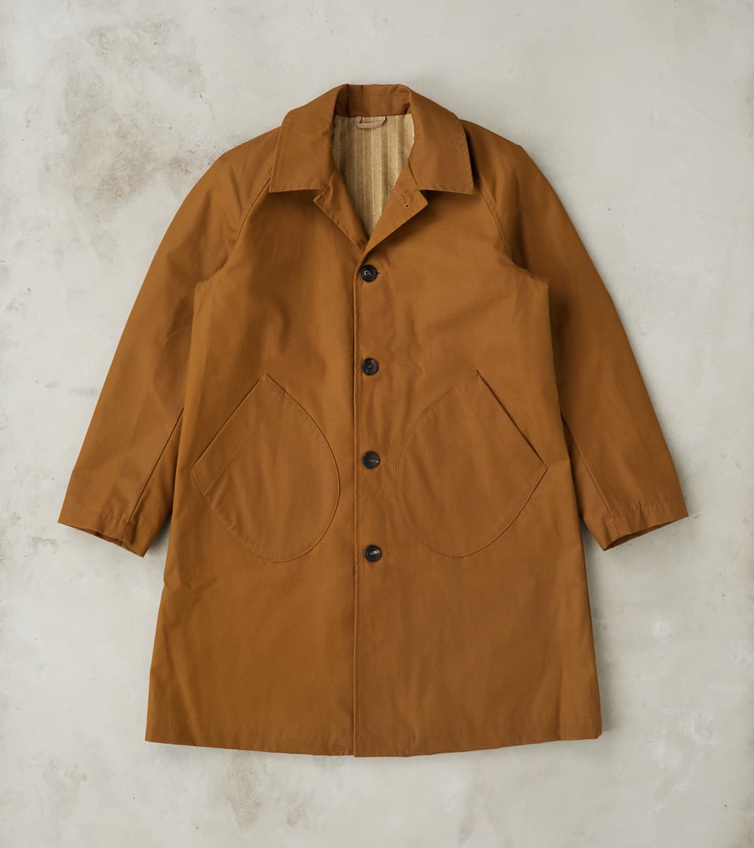 East Harbour Surplus Groove 670 Raglan Trench Coat - Khaki Waterproof …