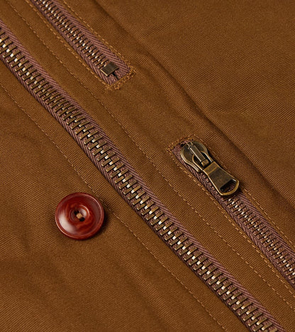 Dorset 2659 Raglan Hunting Jacket - Brown Waxed Canvas