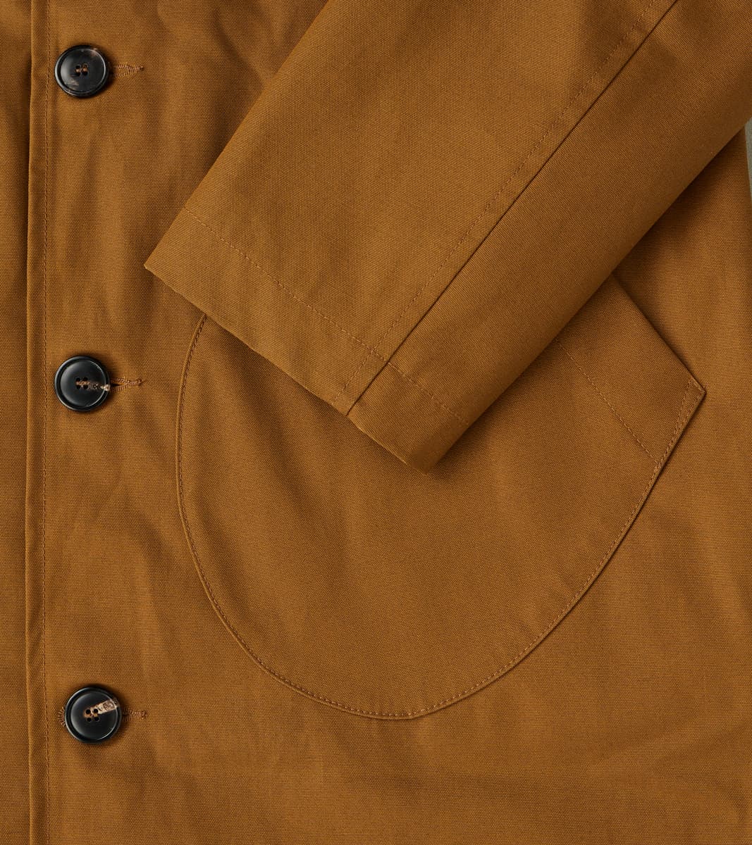 Groove 670 Raglan Trench Coat - Khaki Waterproof Waxed Canvas