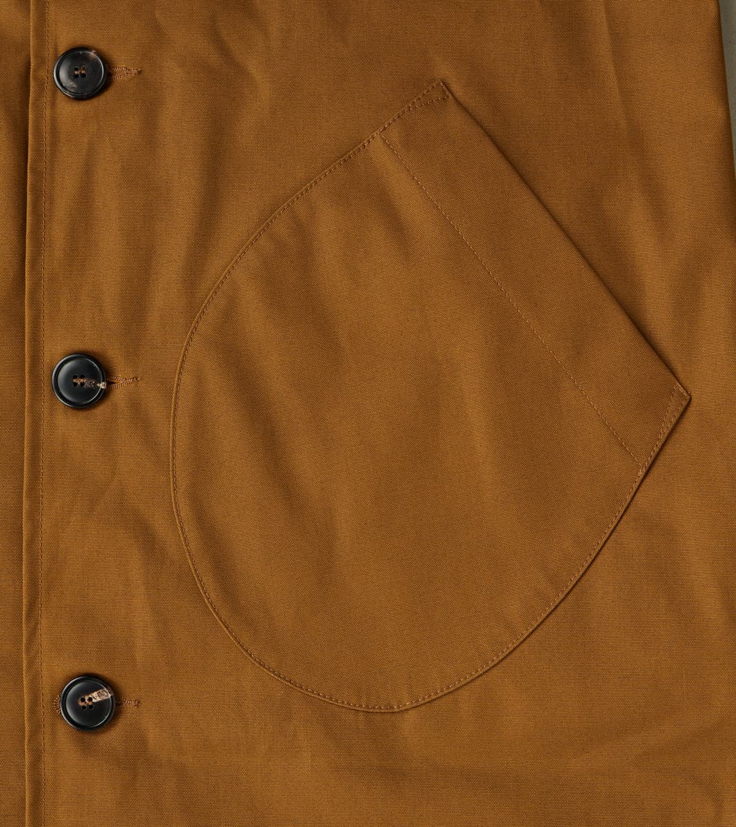 Groove 670 Raglan Trench Coat - Khaki Waterproof Waxed Canvas