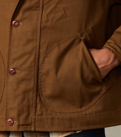 Dorset 2659 Raglan Hunting Jacket - Brown Waxed Canvas