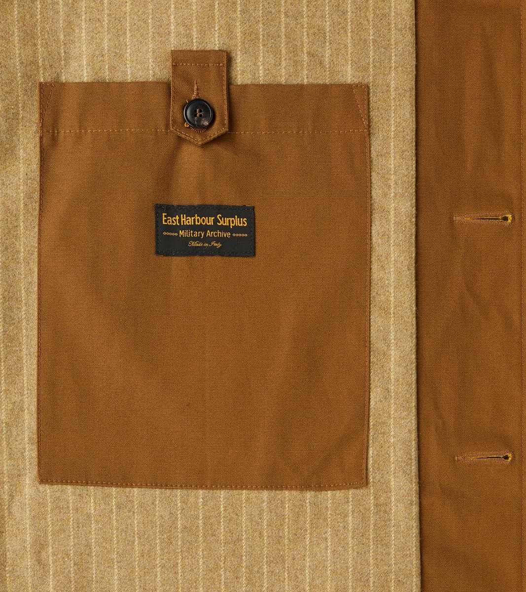 Groove 670 Raglan Trench Coat - Khaki Waterproof Waxed Canvas