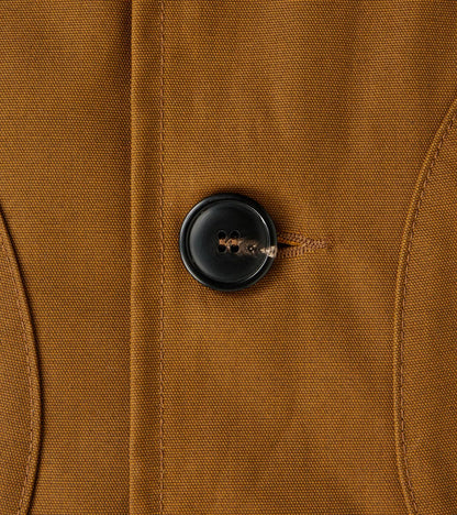 Groove 670 Raglan Trench Coat - Khaki Waterproof Waxed Canvas