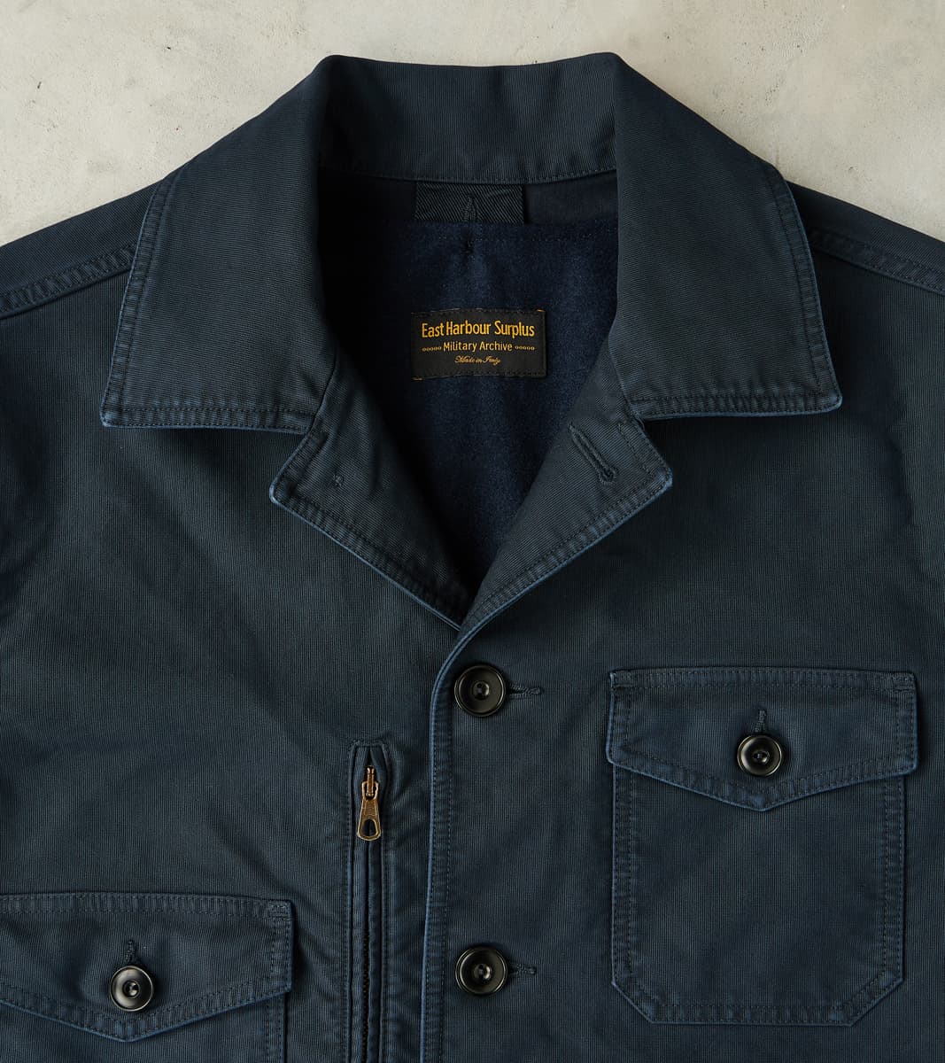 Stanton 2621 Military Utility Jacket - Navy Whipcord Twill