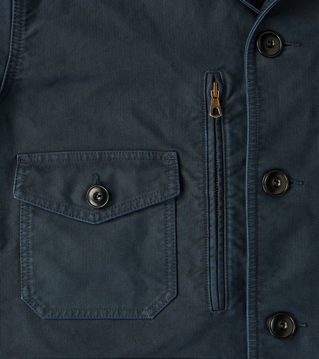 Stanton 2621 Military Utility Jacket - Navy Whipcord Twill