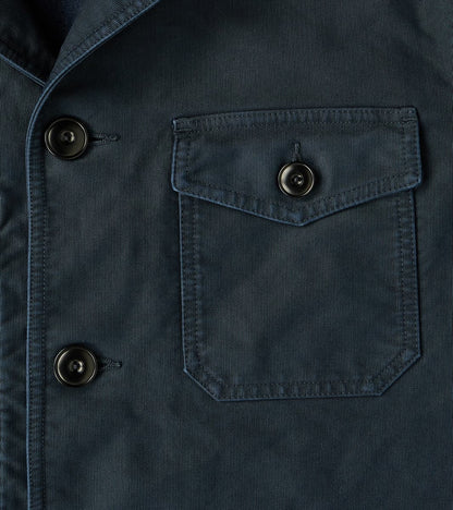 Stanton 2621 Military Utility Jacket - Navy Whipcord Twill