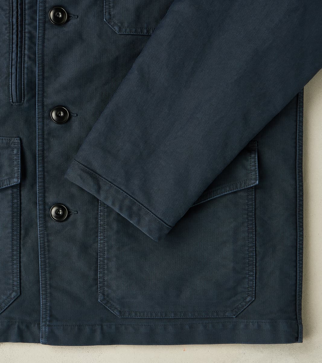 Stanton 2621 Military Utility Jacket - Navy Whipcord Twill