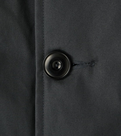 Murray 670 Reversible Raglan Trench Coat - Black Waterproof Canvas & Blackwatch Woolen