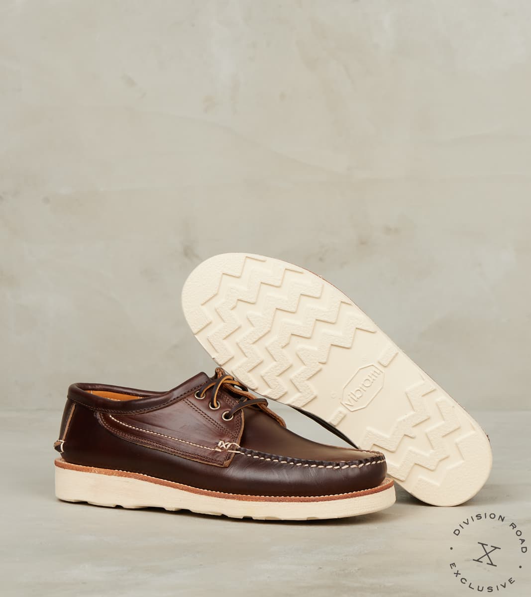 EasyMoc x DR Rambler 3-Eye Moc - Vibram 4014 Christy - Brown CXL