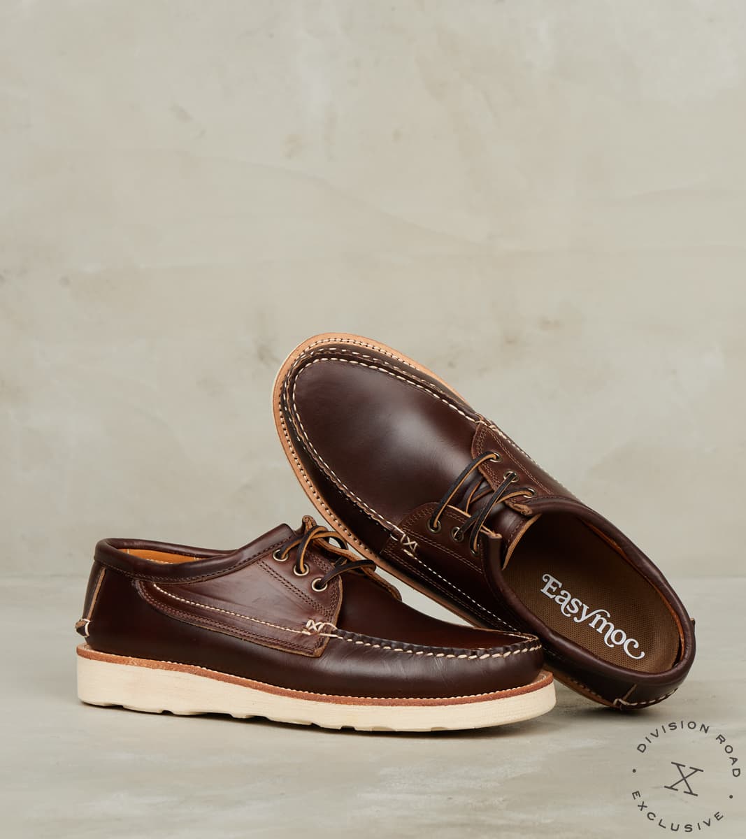 EasyMoc x DR Rambler 3-Eye Moc - Vibram 4014 Christy - Brown CXL