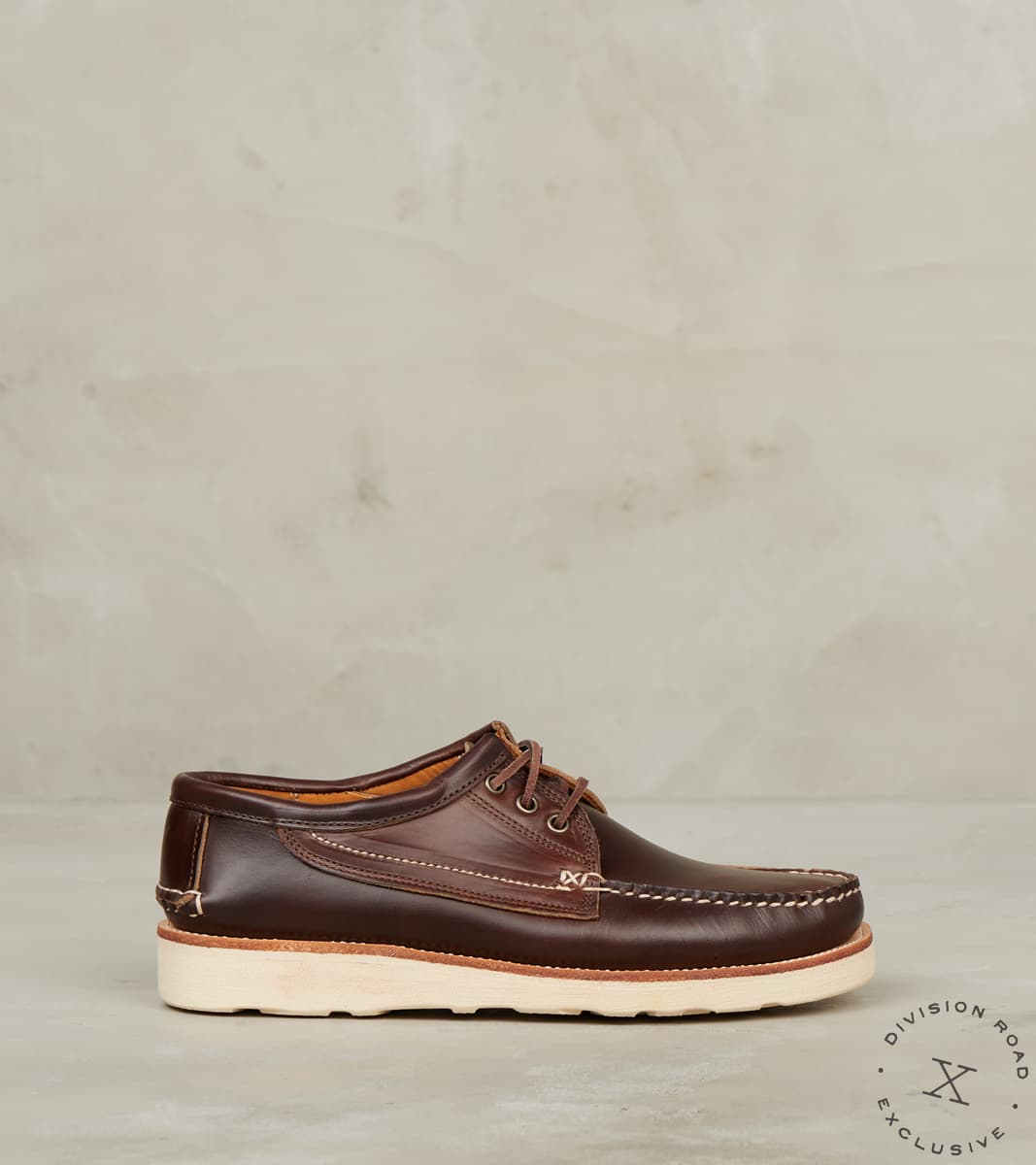 EasyMoc x Division Road Rambler 3-Eye Moc - Vibram 4014 Christy - Brown CXL