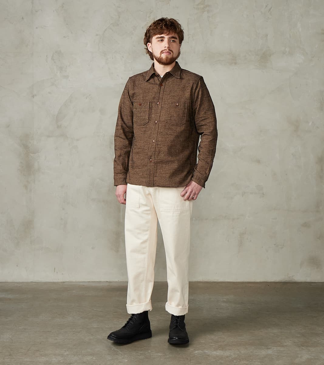 Fortela New Fatigue Trouser - Natural Selvedge Denim – Division