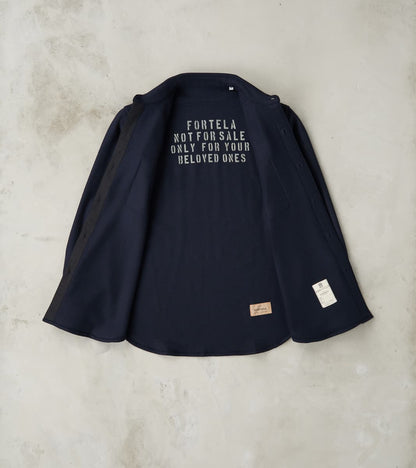 CPO Shirt - Navy Wool Twill