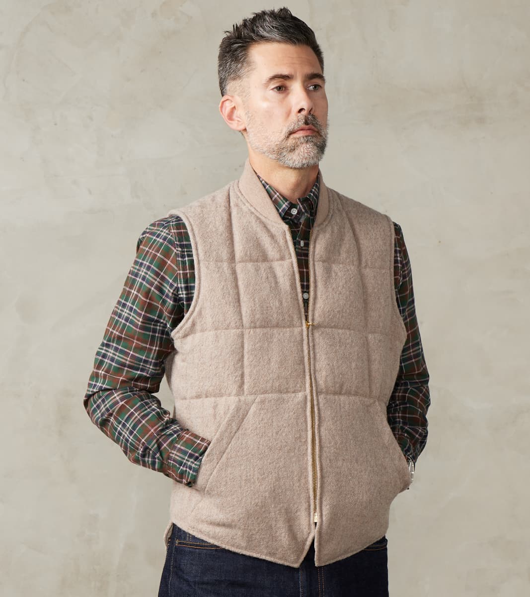 Fortela Outdoor Vest - Natural Wool