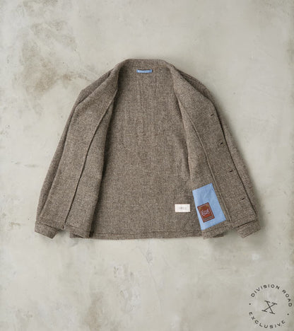 FxDR Tristan Work Jacket - Lovat® Sonsie Tweed Twill - Undyed Ash Barleycorn