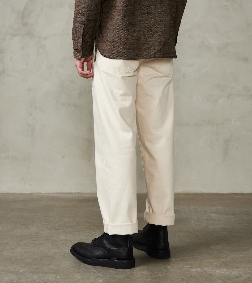 Fortela New Fatigue Trouser - Natural Selvedge Denim – Division