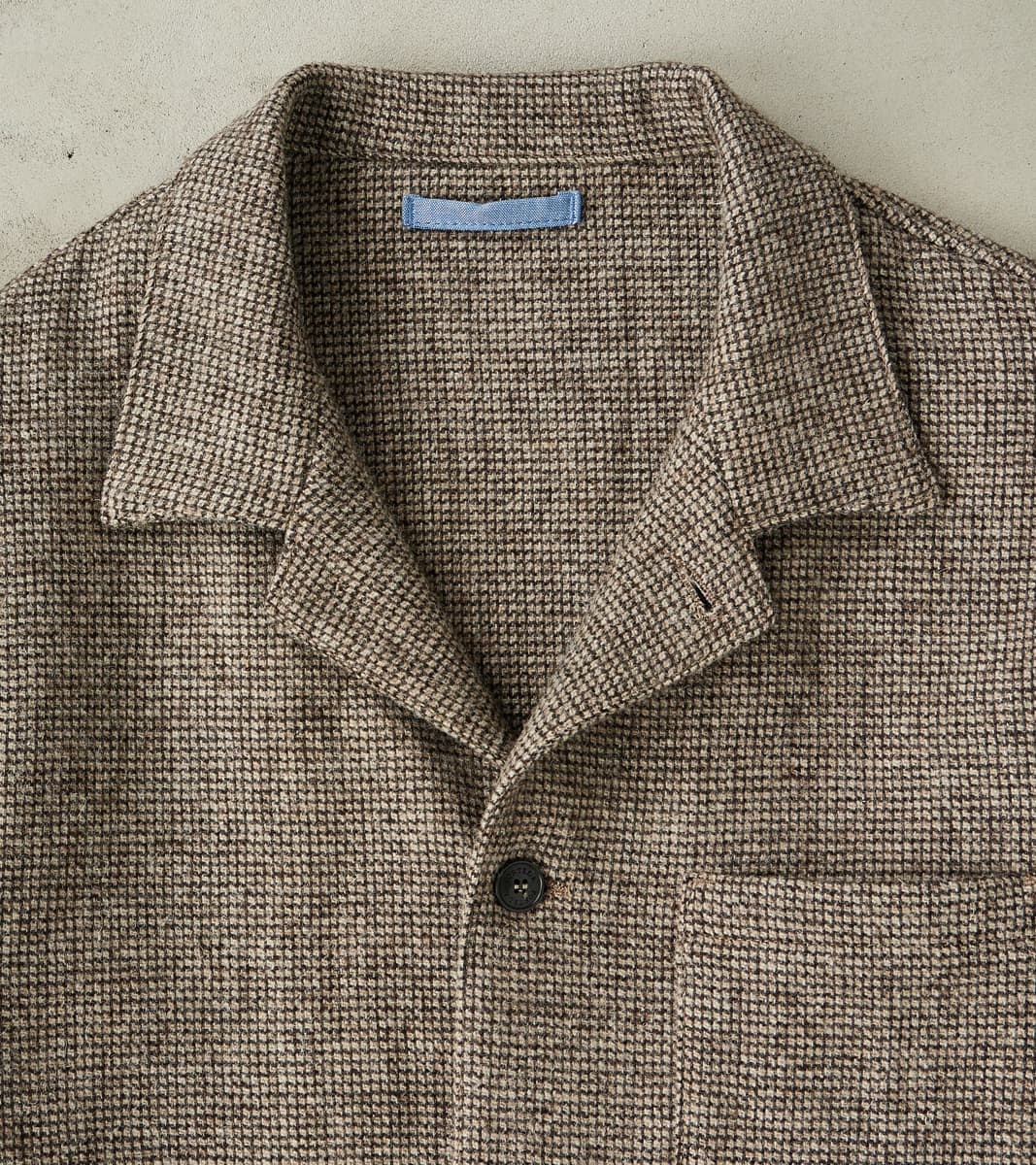 FxDR Tristan Work Jacket - Lovat® Sonsie Tweed Twill - Undyed Ash Barleycorn