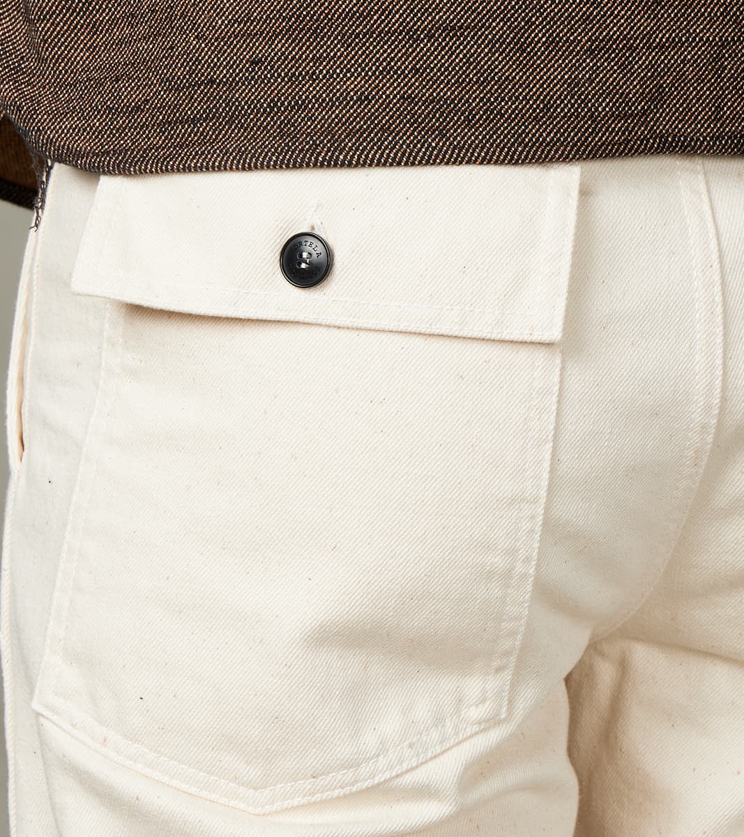 Fortela New Fatigue Trouser - Natural Selvedge Denim – Division