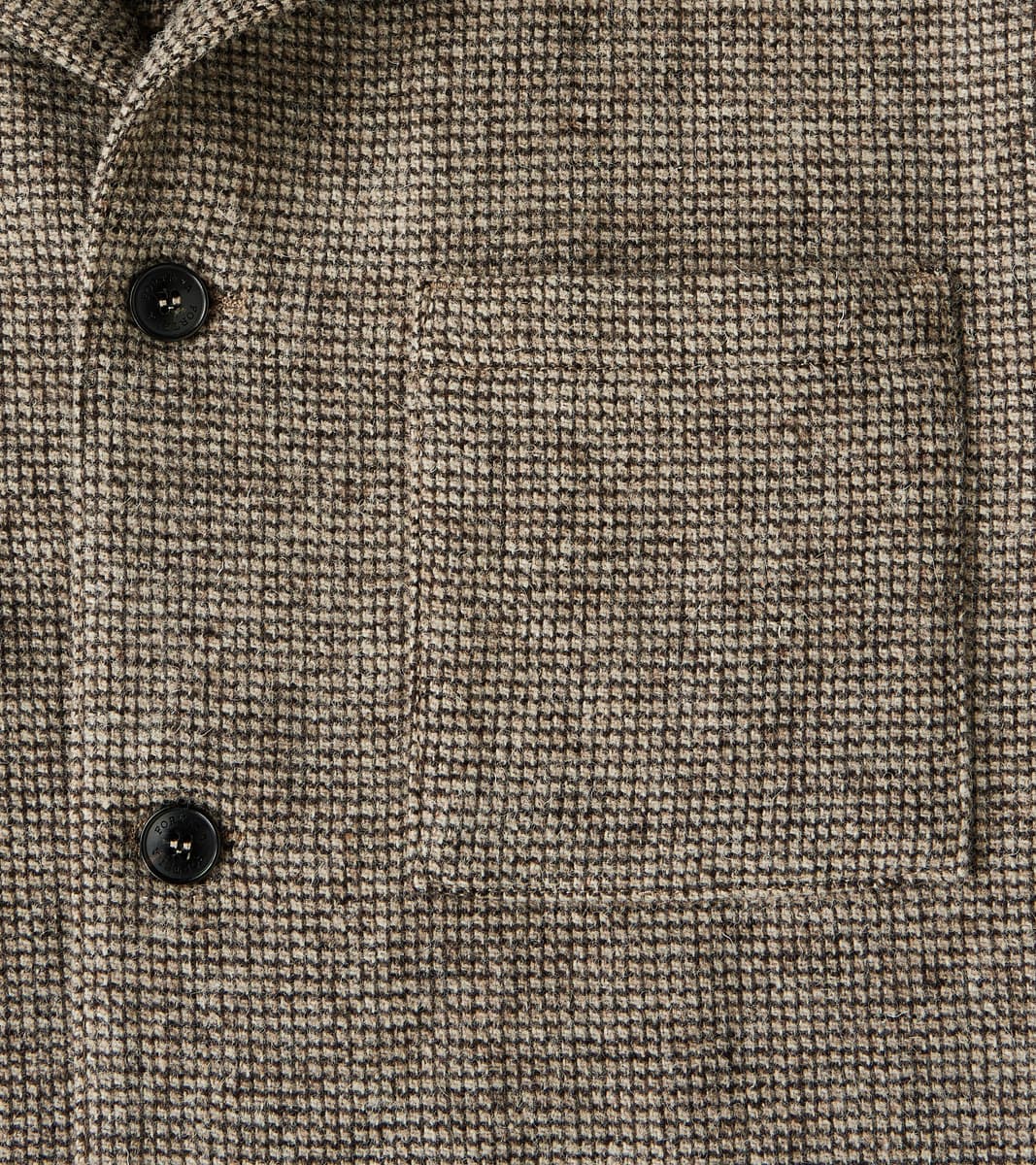 FxDR Tristan Work Jacket - Lovat® Sonsie Tweed Twill - Undyed Ash Barleycorn