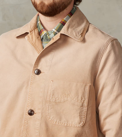 Montana Barn Jacket - Beige Sunfaded Cotton Canvas