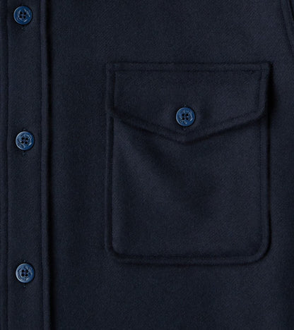 CPO Shirt - Navy Wool Twill