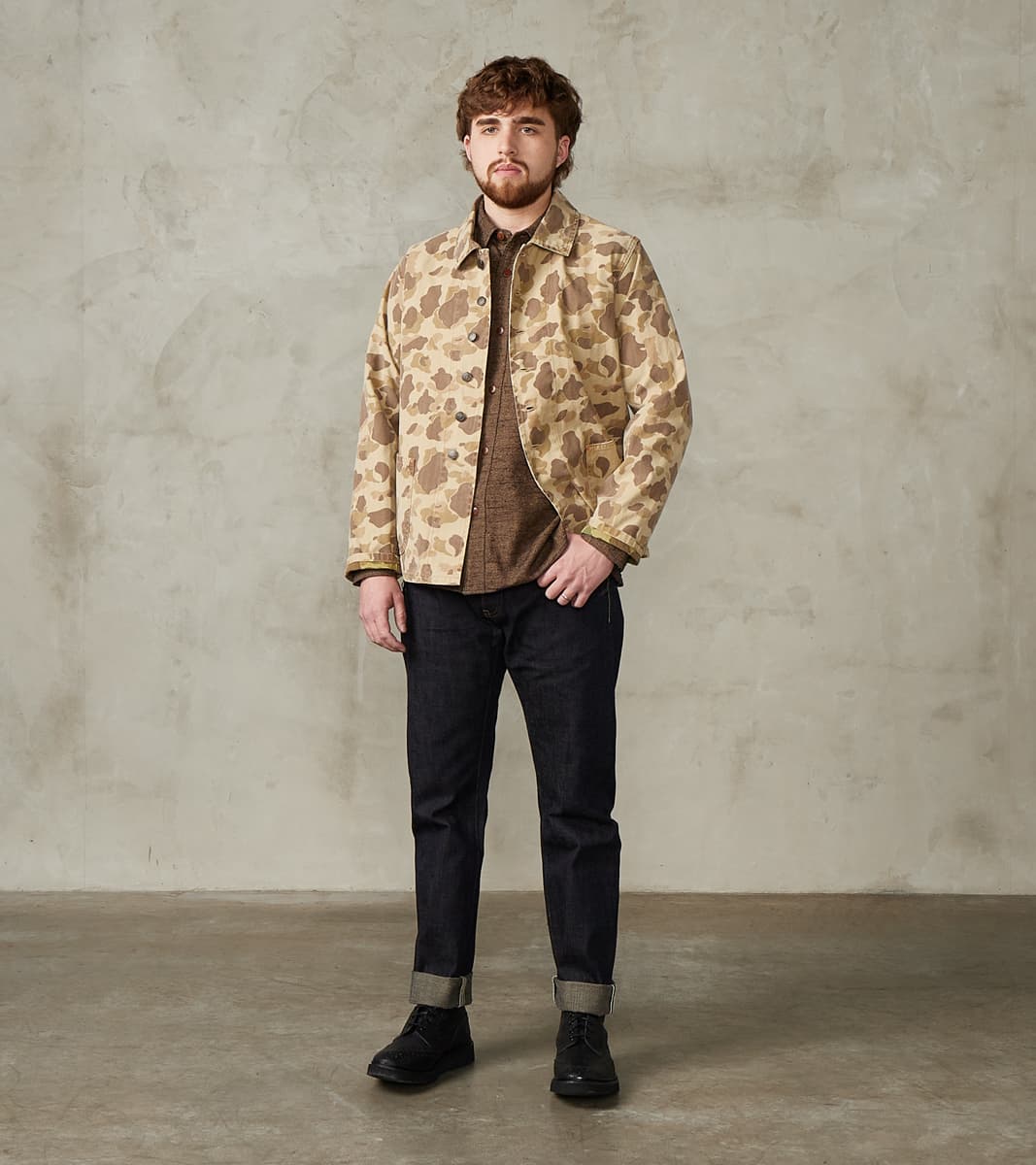 Fortela Clays Utility Jacket - Kamo Herringbone Twill – Division