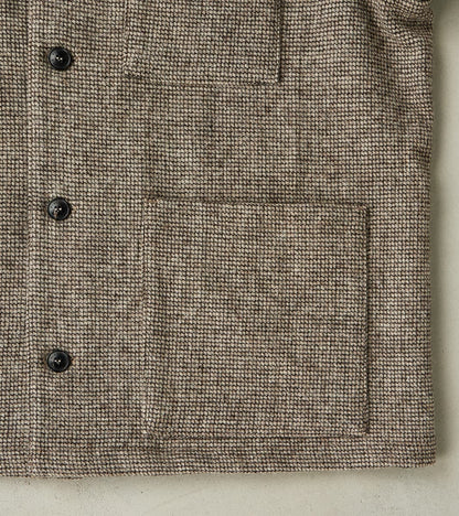 FxDR Tristan Work Jacket - Lovat® Sonsie Tweed Twill - Undyed Ash Barleycorn