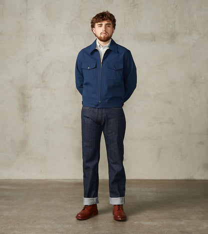 Albert Mechanic Jacket - Navy Cotton Canvas