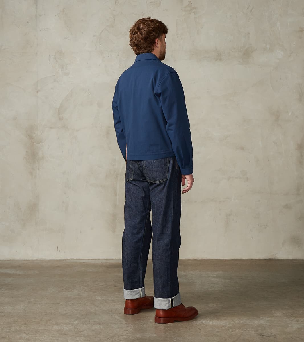 Albert Mechanic Jacket - Navy Cotton Canvas