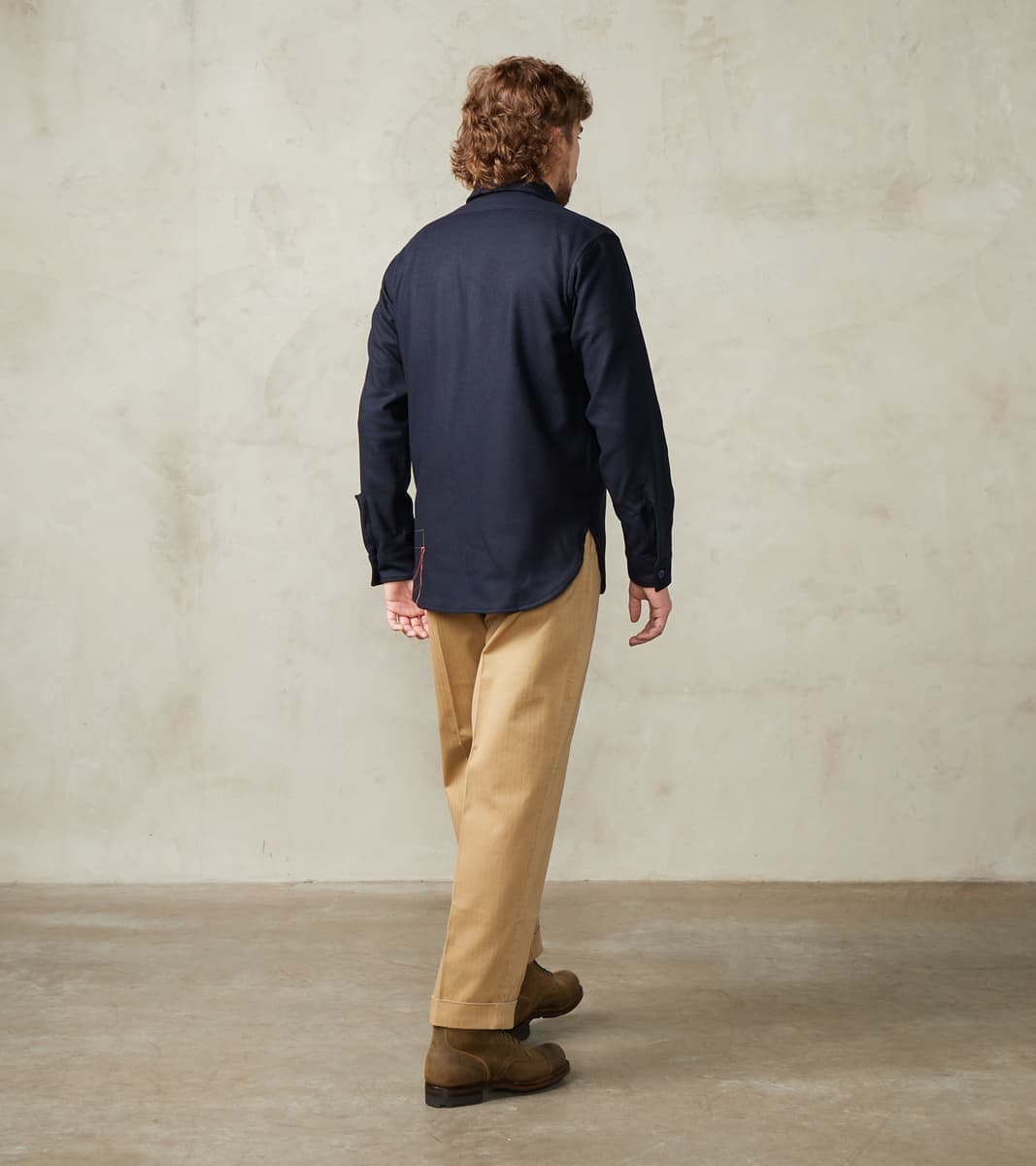 CPO Shirt - Navy Wool Twill