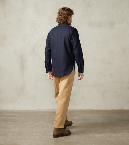 CPO Shirt - Navy Wool Twill