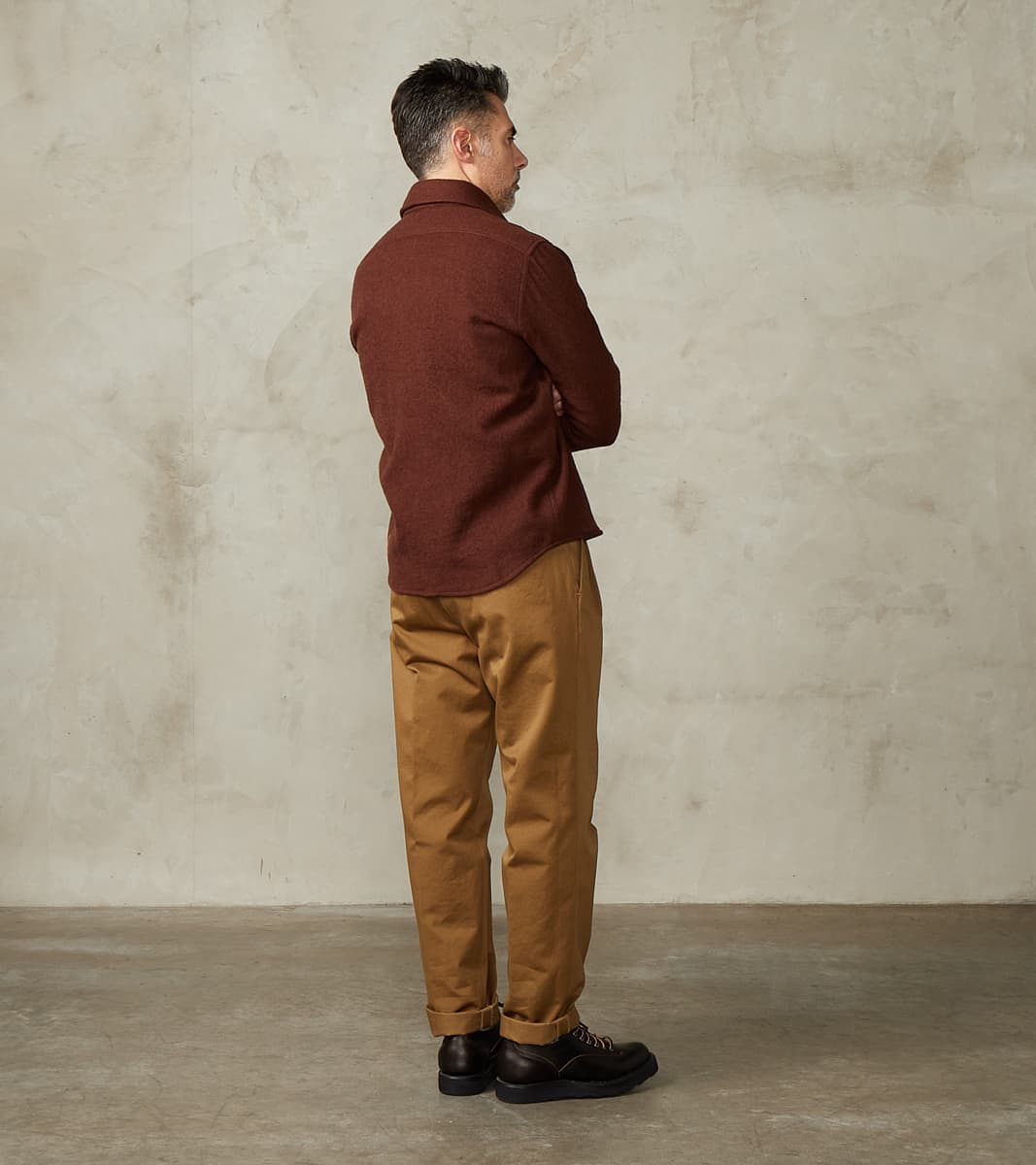 Kenny Overshirt - Tobacco Wool Twill