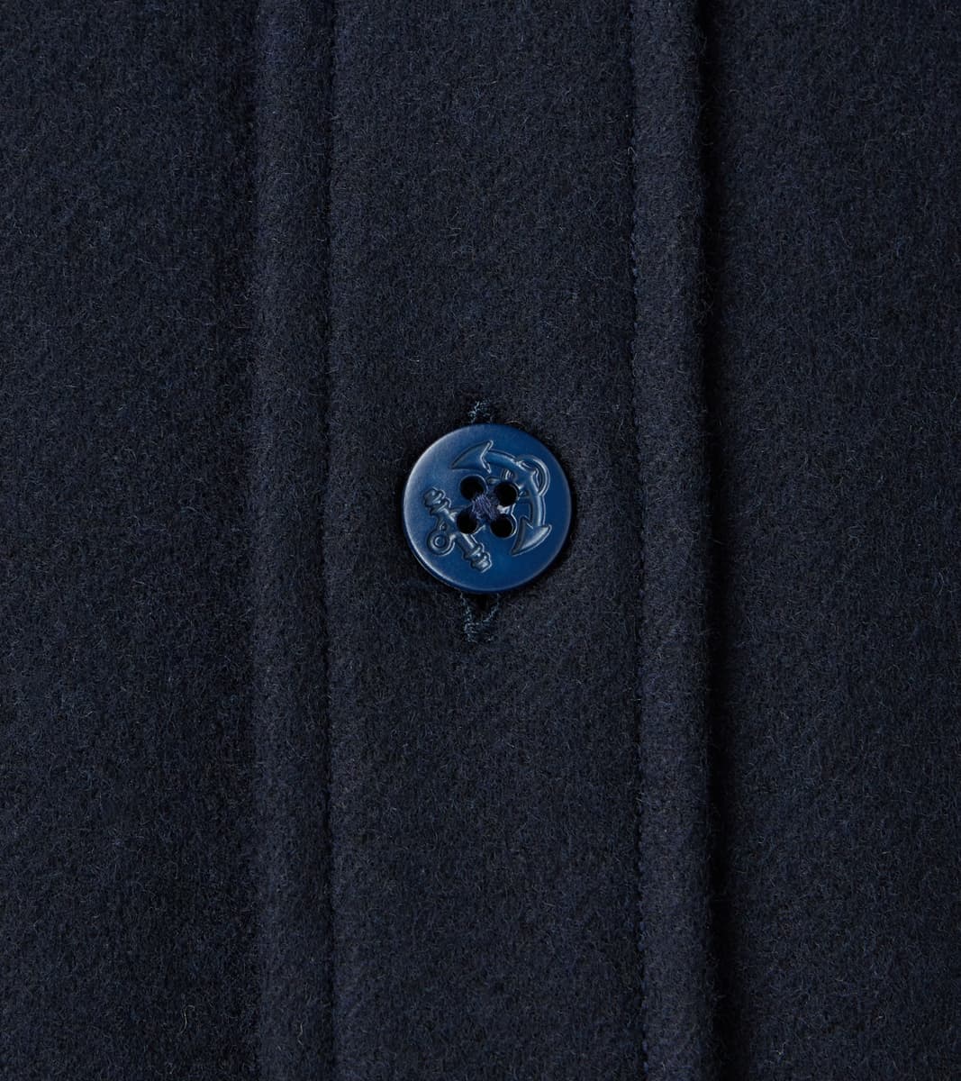 CPO Shirt - Navy Wool Twill