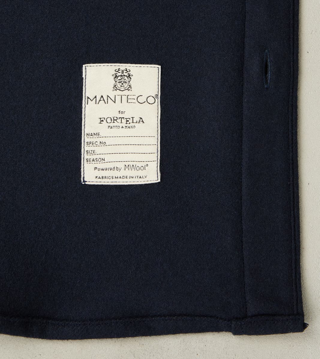 CPO Shirt - Navy Wool Twill